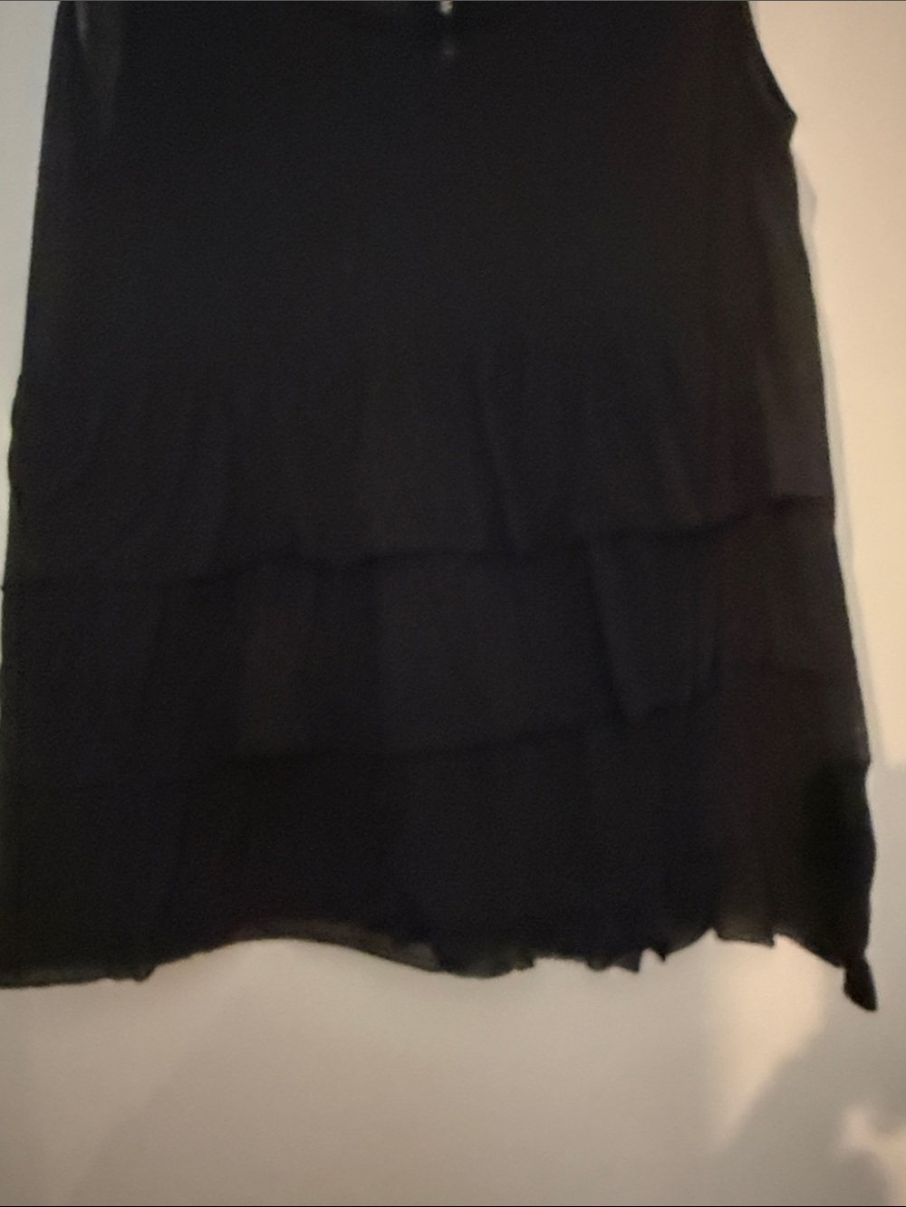 Divided Gray Ruffle Tank Top - Picture 4 of 6